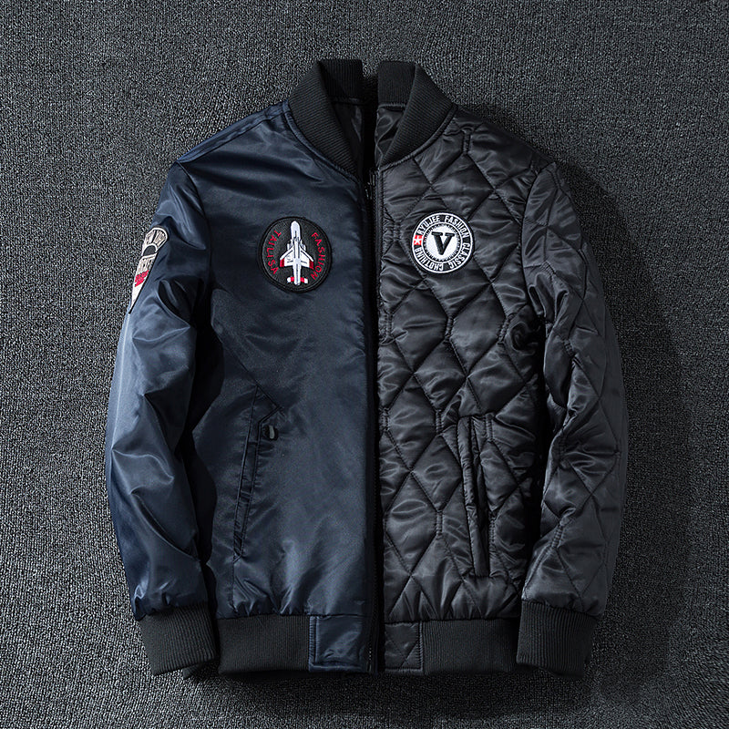 Dual-Side Trend Pilot Jacket