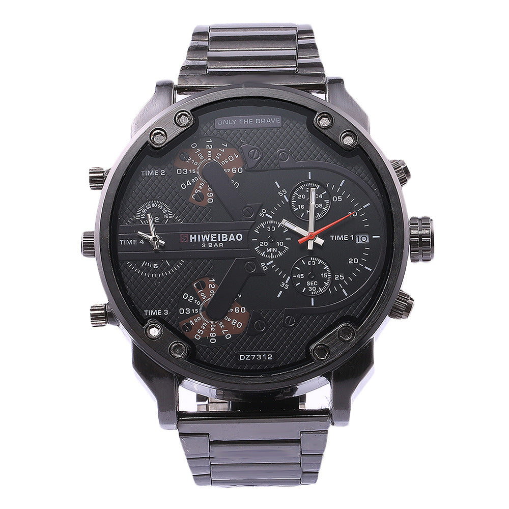 Amazon DZ Gold Dual Movement Men's Quartz Watch
