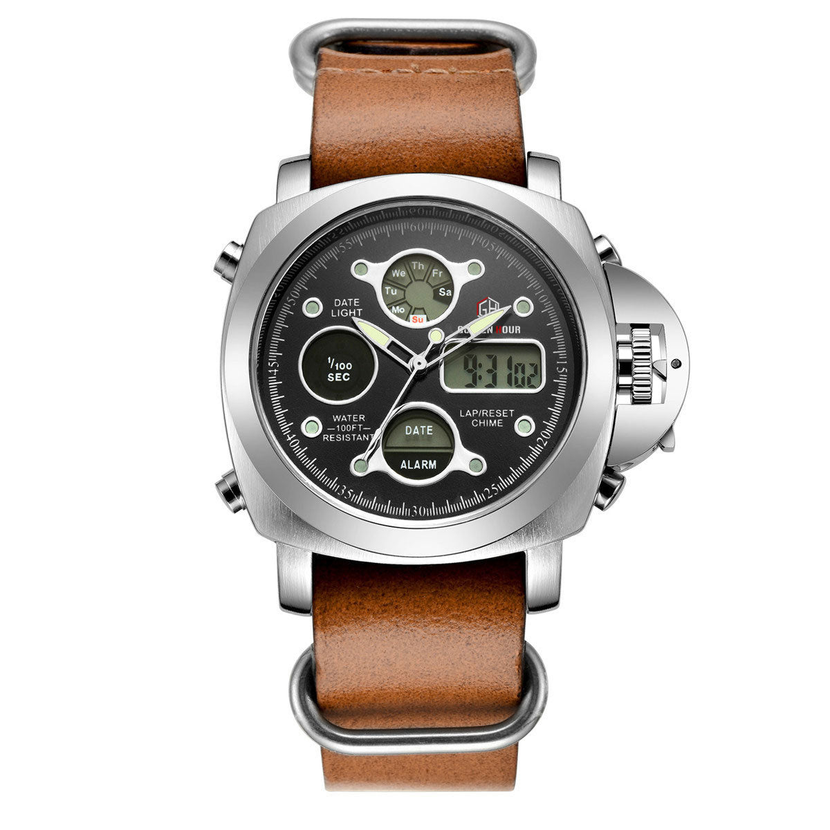 Men's Dual Movement Quartz Watch