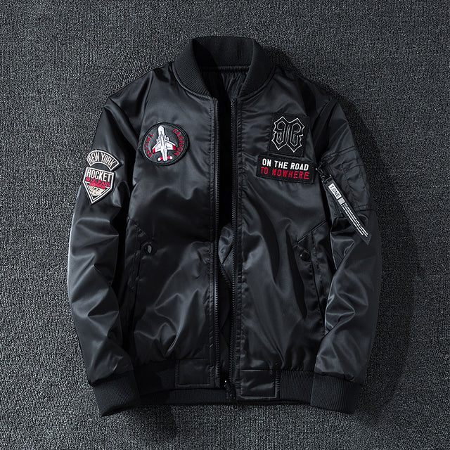 Dual-Side Trend Pilot Jacket