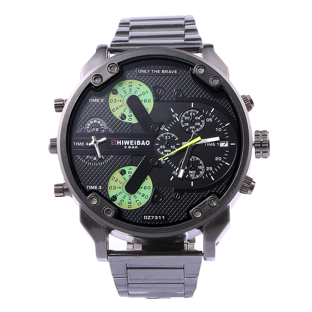 Amazon DZ Gold Dual Movement Men's Quartz Watch