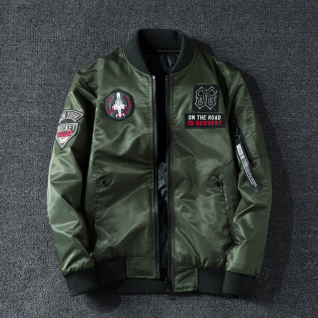 Dual-Side Trend Pilot Jacket